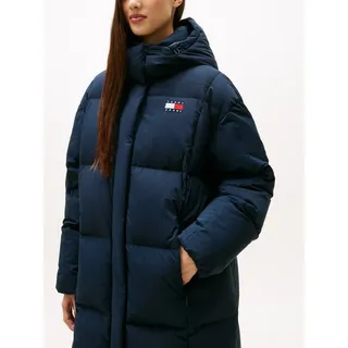 Tommy Hilfiger Tommy Jeans Steppmantel »TJW ALASKA GRID DWN MXI COAT EXT«, blau