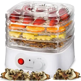 Esperanza EKD004 Food Dehydrator Transparent White 250 W, Weiss