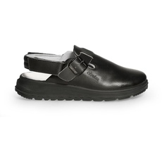 ABEBA 87209 - Unisex Schuhe - Active Sandal SRC - Glattes Design - EU 42 - Schwarz - Futtermaterial: Stoff - Mit Klettverschluss