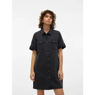 Vero Moda Jeanskleid Kurz Schwarz L