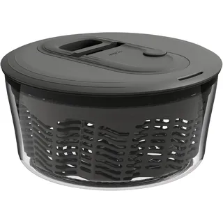 Zyliss Easy Spin Salatschleuder Klein 3,5L 23 cm Kunststoff Grau