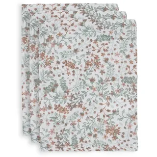 jollein 536-848-65348 Hydrophiler Waschlappen hydrophiler Bloom 3pack, mehrfarbig, 35 g