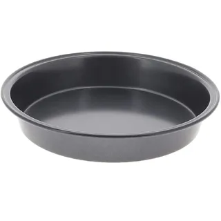 de Buyer - Runde Kuchenform aus antihaftbeschichtetem Stahl - 20 x 3,7 cm - 4717.20, Schwarz