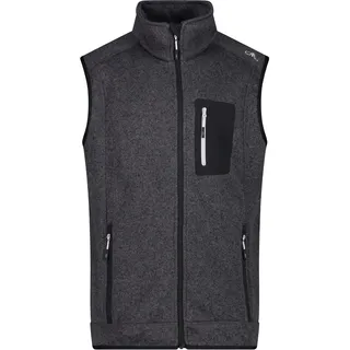 CMP Herren Fleece-Weste nero glacier 56