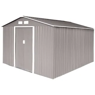 HATTORO Metallgerätehaus 3,09 x 2,67 m hellgrau