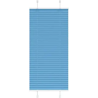 Plissee Blau 65x100 cm Stoffbreite 64,4 cm Polyester - Blau