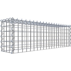 Bild Gabione silbergrau, Maschenweite 5 x 5 cm