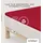 Spannbettlaken Jersey-Elasthan 120 x 200 - 130 x 220 cm rot