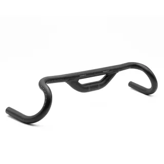 REDSHIFT Top Shelf Handlebar, 50mm Rise, 53cm Width | Ergonomic riser drop bar design;Improves upright riding posture;Perfect for long-distance touring