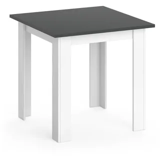 Vicco Karlos 80 x 76,6 x 80 cm anthrazit/weiß