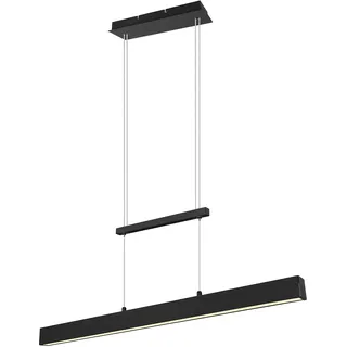 Trio Paros 1-flg. 50 cm rund schwarz Metall