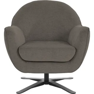 Home Affaire Drehsessel Stavre Polyester 83 x 85 x 80 cm Grau drehbar