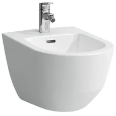 Laufen PRO Wand-Bidet, 1 Hahnloch, 360x530mm, mit seitliches Loch für Wasseranschluss, H830952, Farbe: Bahamabeige