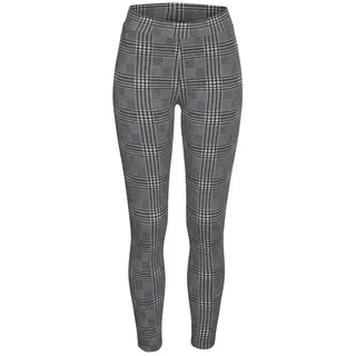 LASCANA Leggings klassisch Schwarz/Weiß 32/34