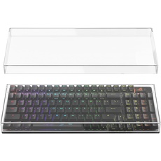 Geekria 90 % - 96 % Tastaturknauf-Staubschutz, transparente Acryl-Tastaturabdeckung für 100 Tasten, mechanische kabellose Tastatur, kompatibel mit ASUS ROG Strix Scope II 96, GLORIOUS GMMK 2 96