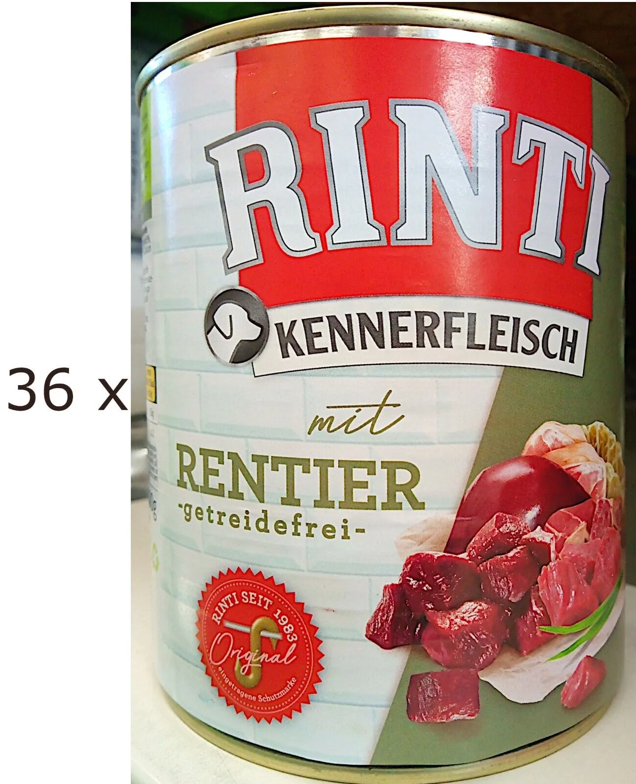 Bild von Kennerfleisch Rentier 24 x 800 g