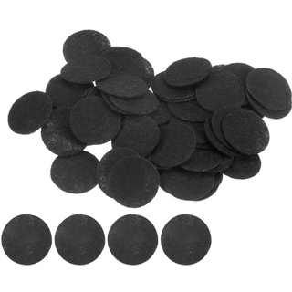 sourcing map 100Stk. Runde Filz Kreise 20mm 3/4" Handwerk Filz Pads Vliesstoff Filzkissen Schwarz