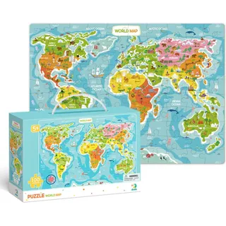 DODO Puzzle Weltkarte 100 Teile