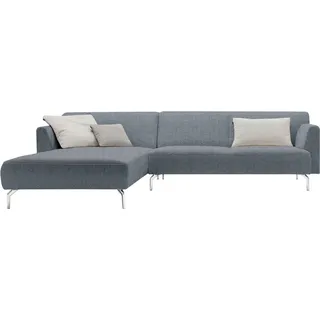 Creation BY ROLF BENZ Ecksofa »CR.446 Designsofa mit erstklassigem Sitzkomfort zum Wohlfühlen« in minimalistischer, schwereloser Optik, Breite 296 cm, blau