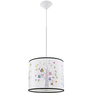 Hängeleuchte OWLS 30 1xE27 15W PVC 82x30x30cm Sollux Lighting - Bunt