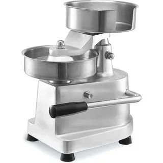 Gewerbliche Burger-Patty-Maschine, 150 mm/6 Zoll Hamburger-Rindfleisch-Patty-Maschine, robuste Burger-Presse aus lebensmittelechtem Edelstahl, Küchenmaschine zum Formen von Fleisch mit 1000 Stück Patty-Papier