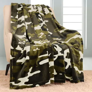 YISUMEI Camouflage Kuscheldecke Army Decke Weich und Warm Geschenke für Männer Jungen,150 x 200 cm
