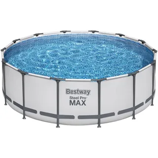 Aufstellpool mit Stahlrahmen, 4,27 m x 1,22 m, Set