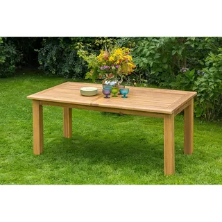 Merxx Doppelausziehtisch 260 x 100 x 75 cm braun