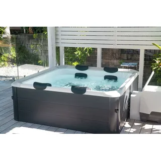 MSpa Whirlpool NEU OSLO AERO PLUS XXL 2026 inkl. App + Hydromassage - 180 cm - anthrazit