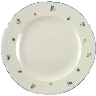Seltmann Weiden 001.290948 Marieluise Streublume Speiseteller Rund, Porzellan, Bunt, 25.3 x 25.3 x 2.3 cm