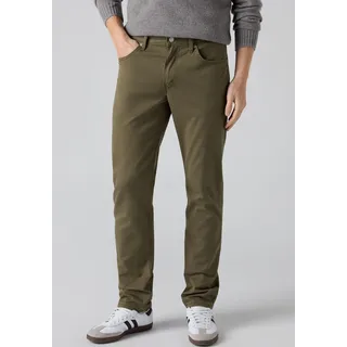 Slim-fit-Jeans LEVI'S "511 SLIM", Herren, Gr. 31, Länge 34, grün (olive night s twll), Denim/Jeans;Twill, Obermaterial: 98% Baumwolle, 2% Elasthan, slim fit lang, Jeans Slim-fit-Jeans, mit großem Logo-Badge