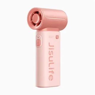 Jisulife Handheld Fan Life9 5000mAh Portable Mini Blower USB Fan - Pink