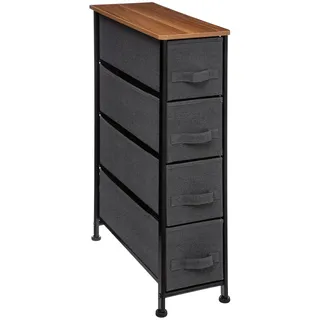 Five 5 Five Schmale Kommode 73.5x48x20 Cm - Dark Grey - One Size