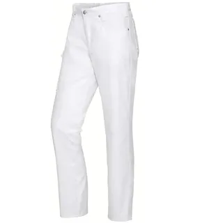 BP 1759-558-0021-XLn Unisex-Cargo-Jeans, Jeans-Stil mit verstellbarem Gummizug hinten, 245,00 g/m2 Stoffmischung, weiß, XLn