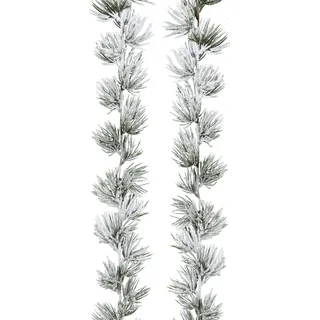 LeGer Home by Lena Gercke Winterliche Kunstpflanze »Jilien, Weihnachtsdeko, Weihnachtsgirlande« Girlande, beschneit, Länge ca. je 180 cm, grün