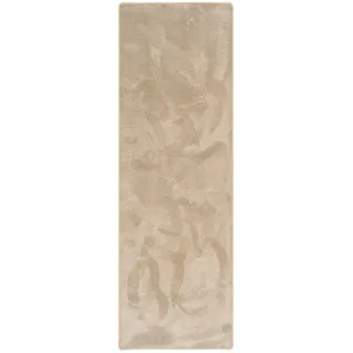 Snapstyle Luxus Super Soft Hochflor Teppichläufer 80 x 240 cm Beige