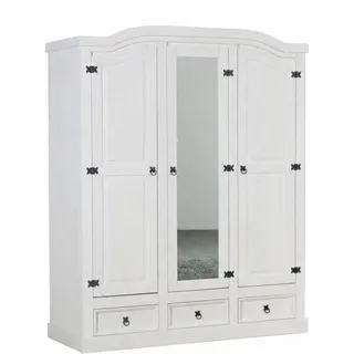 VCM Drehtürenschrank New Mexico 157 x 193 x 57 cm Weiß