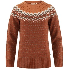 Bild Övik Knit Sweater W/Övik Knit Sweater W Sweatshirt Damen Autumn Leaf-Desert Brown S