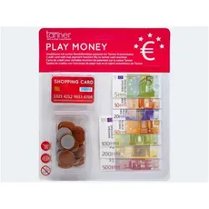 Spielgeld Euro Scheine/Münzen Blk - 0205.8