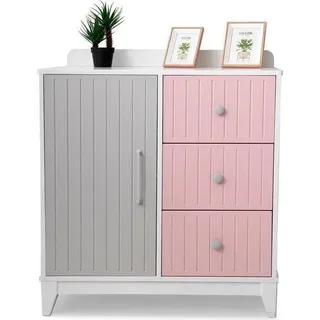 Kommode in Kinderzimmer Modern Elegante Kommode Holz Mehrfarbig JVmoebel - Bunt