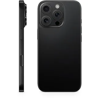 TF Skins Skins kompatibel mit iPhone 16 Pro Max, Skin Schutzfolie 360° Full Coverage Schutz, super dünn und resistent. Folien Case/Hülle (Matt Schwarz)