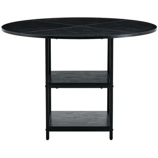 Okwish Küchentisch 107 x 75 x 107 cm schwarz