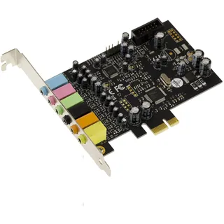 KALEA-INFORMATIQUE PCIe (PCI Express) 7.1-Kanal-Sound-Controller-Karte mit CMedia Oxygen CM8828 und CM9882A Chipsatz.