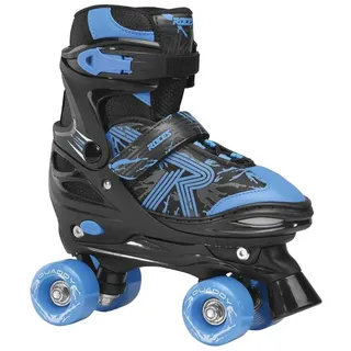 ROCES Quaddy 3.0 Boy Schwarz/Astro Blau 30-33