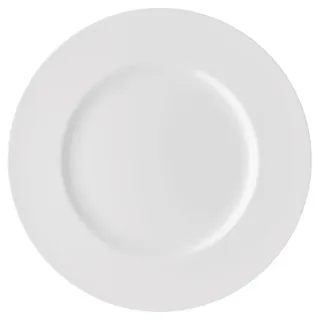 As One Rosenthal Jade Speiseteller, Teller mit Rand, Ø 27,3, H 1,8 cm, Bone China, Weiß, Schlichtes Design, Spülmaschinenfest, Mikrowellengeeignet, in der Form „Jade“ vereint Material