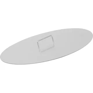 BBQ-Toro Edelstahl Feuerschalen Deckel für Ø 80 cm Feuerschalen, Silber, Abdeckung für Feuerschale