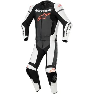 Alpinestars GP Force Lurv Lederkombi 2tlg. perforiert - Schwarz/Weiß/Neon-Rot - 50