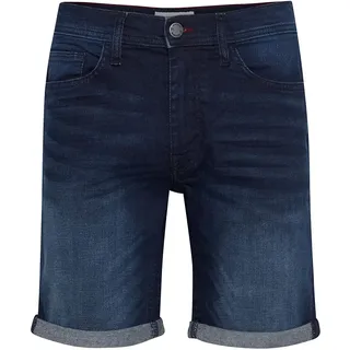 Blend 20713326 Herren Jeans Shorts Kurze Denim Shorts 5-Pocket mit Stretch Twister Fit Slim/Regular Fit, Größe:XL, Farbe:Denim Dark Blue (200292)