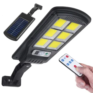 Maclean Brackets Außenwandleuchte Metall 4 W 400 Lumen IP54 inkl. Bewegungsmelder und Dämmerungssensor schwarz