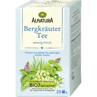 Alnatura Bio Bergkräuter Tee, 20 Beutel, 35g
